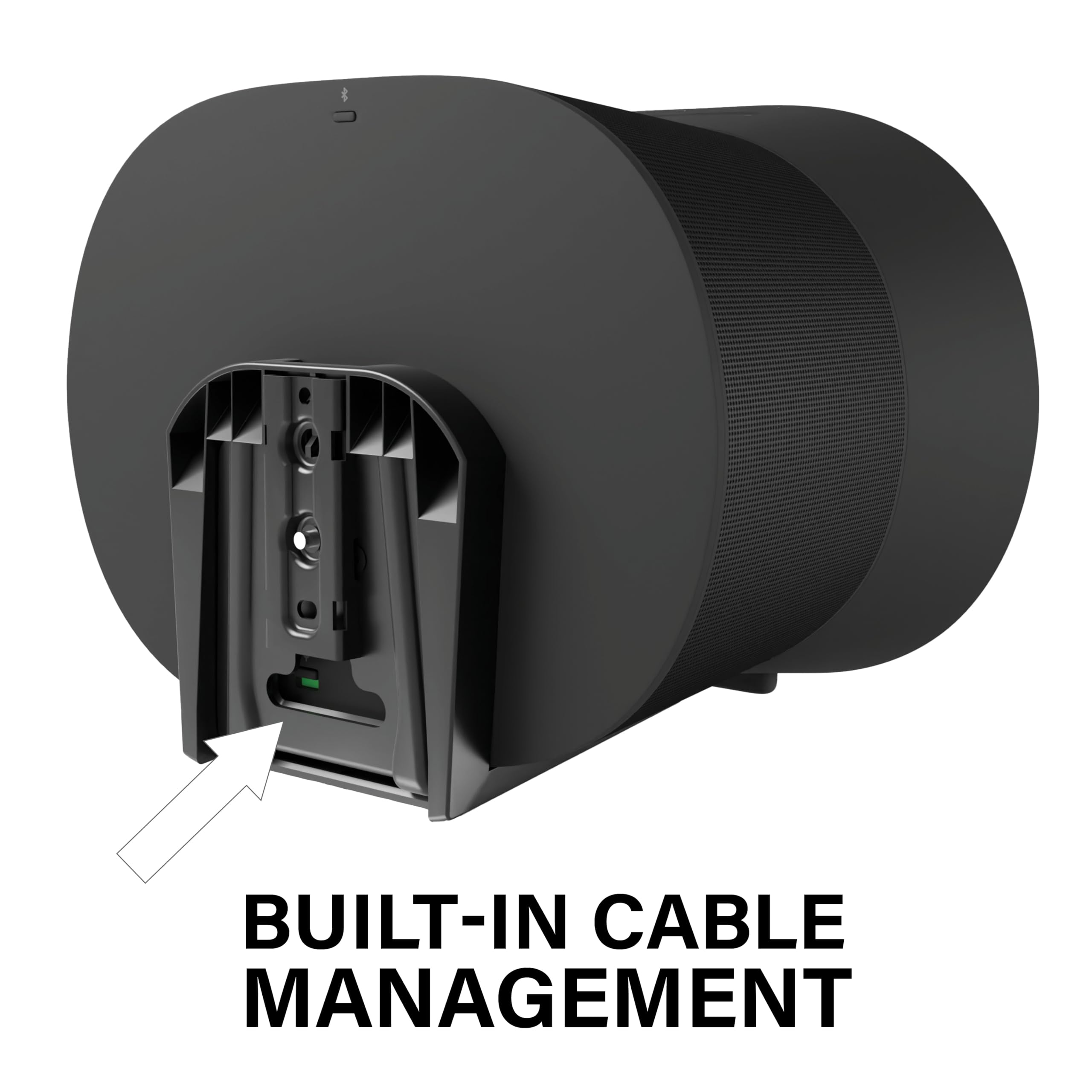 Sanus Fixed Speaker Wall Mount for Sonos Era 300™ - Low Profile Speaker Mount with Easy 3-Step Install & Included Hardware - Single, Black Mount - Image 5