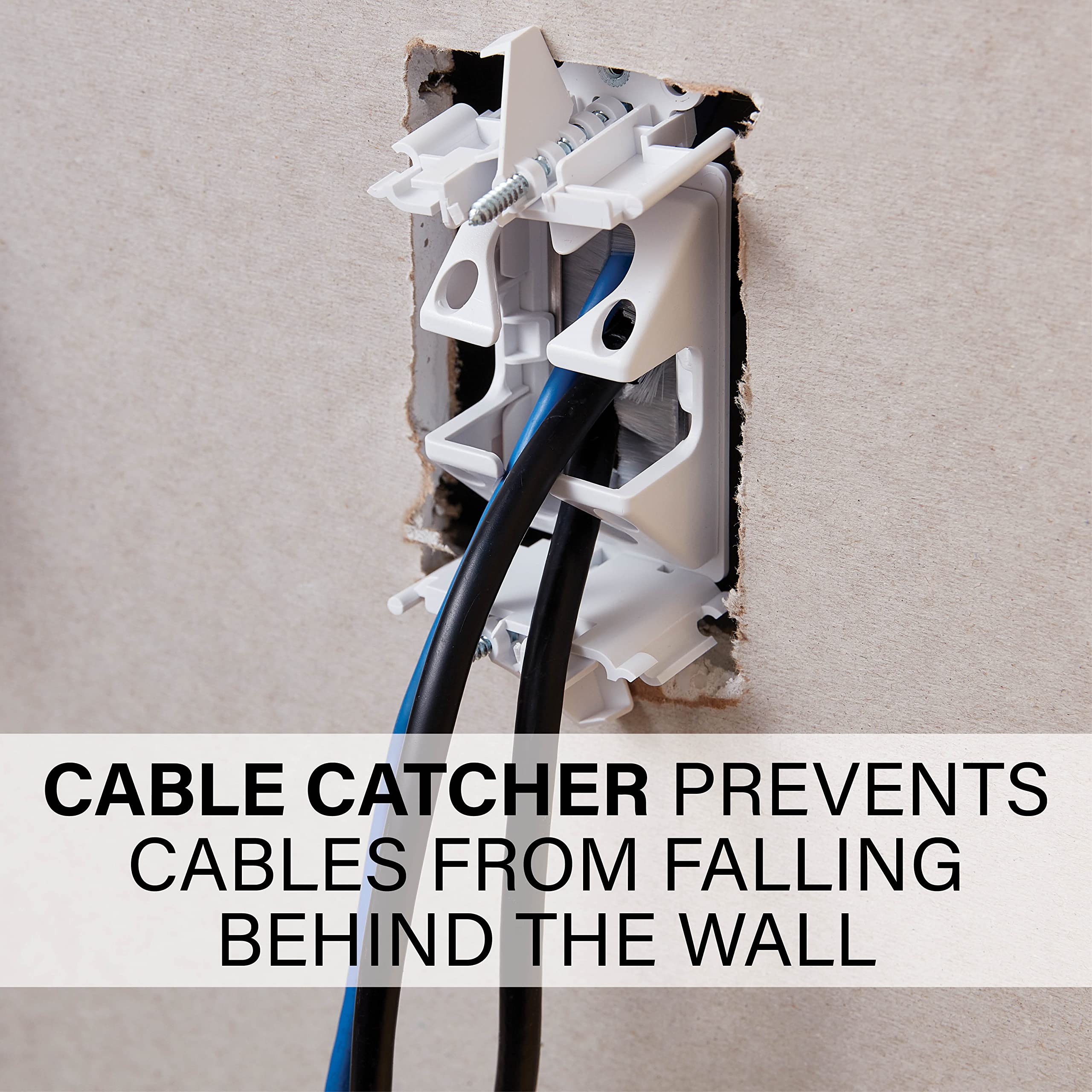 SANUS in-Wall Cable Management Kit - Hides AV Cables Behind The Wall - SA-IWCM2-W1 - Image 4
