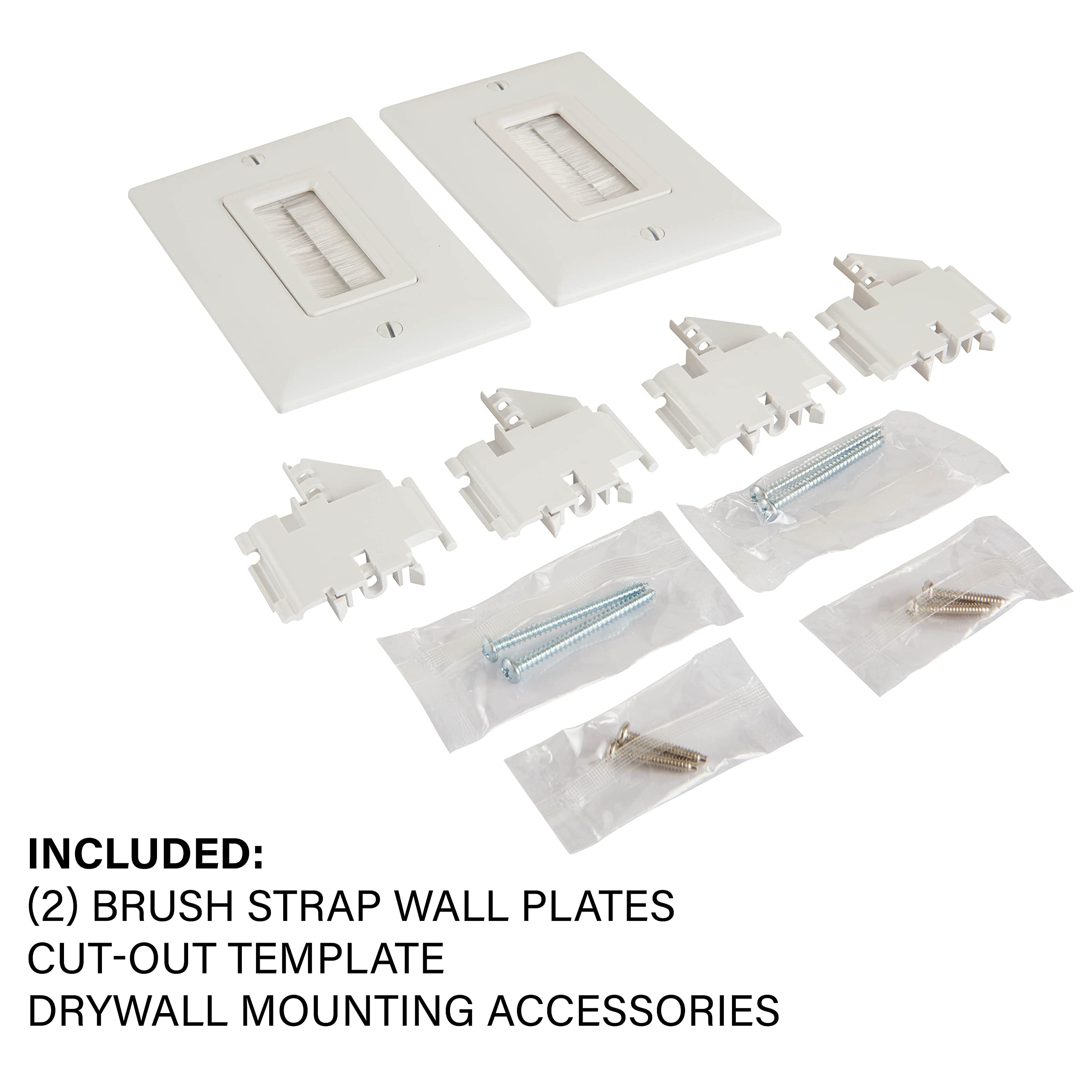 SANUS in-Wall Cable Management Kit - Hides AV Cables Behind The Wall - SA-IWCM2-W1 - Image 6