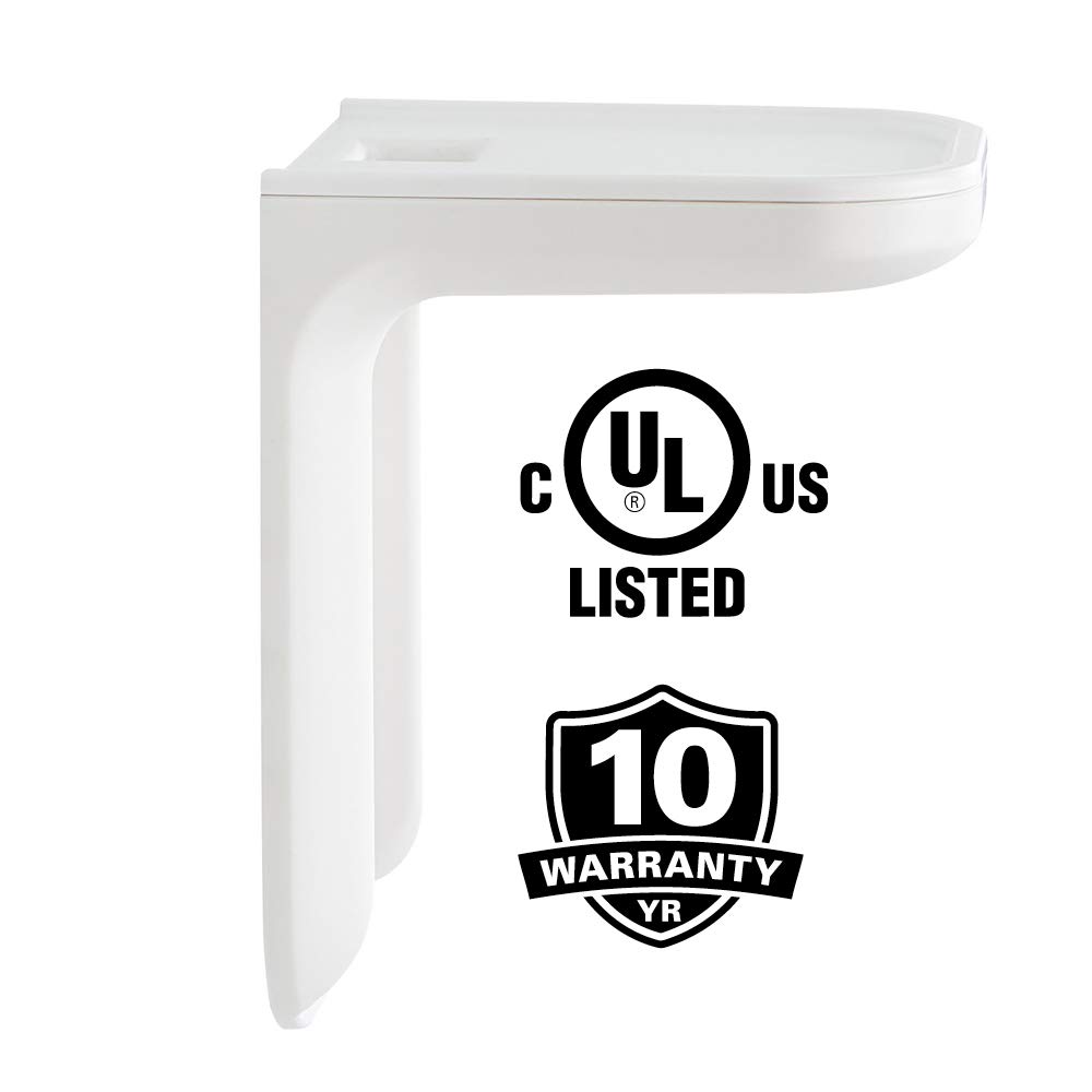 Sanus Outlet Shelf Speaker Mount - Heavy Duty Shelf Holds Devices up to 10 lbs - DIY Install Works with Both Standard & Decora Outlets - Perfect for Sonos & Other Smart Speakers - Image 8