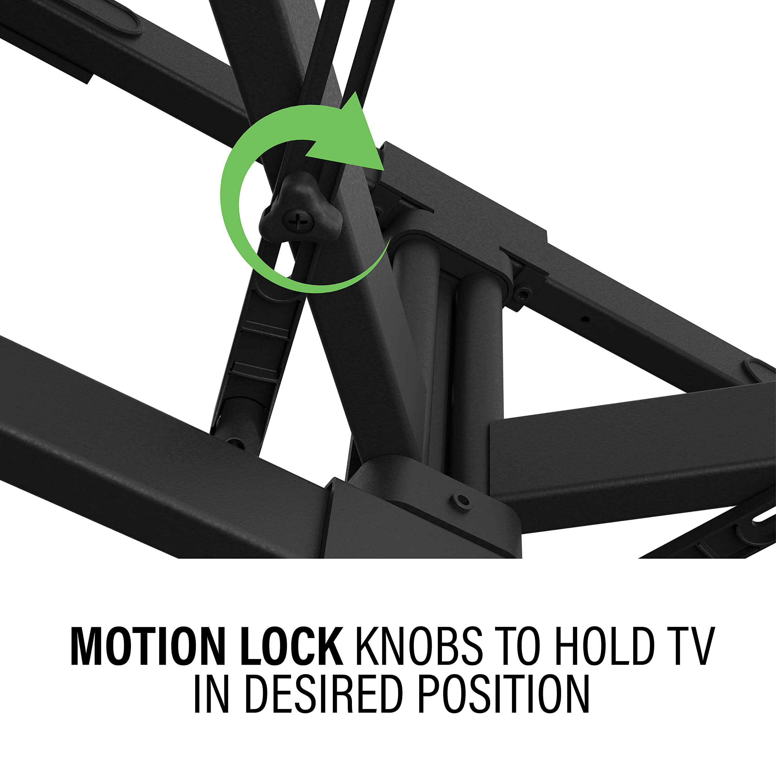SANUS Premium Outdoor TV Mount - Weatherproof Full-Motion Mount for 40"-85" TVs with 25" of Smooth Extension - Corrosion Resistant Coating Plus Stainless Steel Hardware - VODLF125 - Image 4