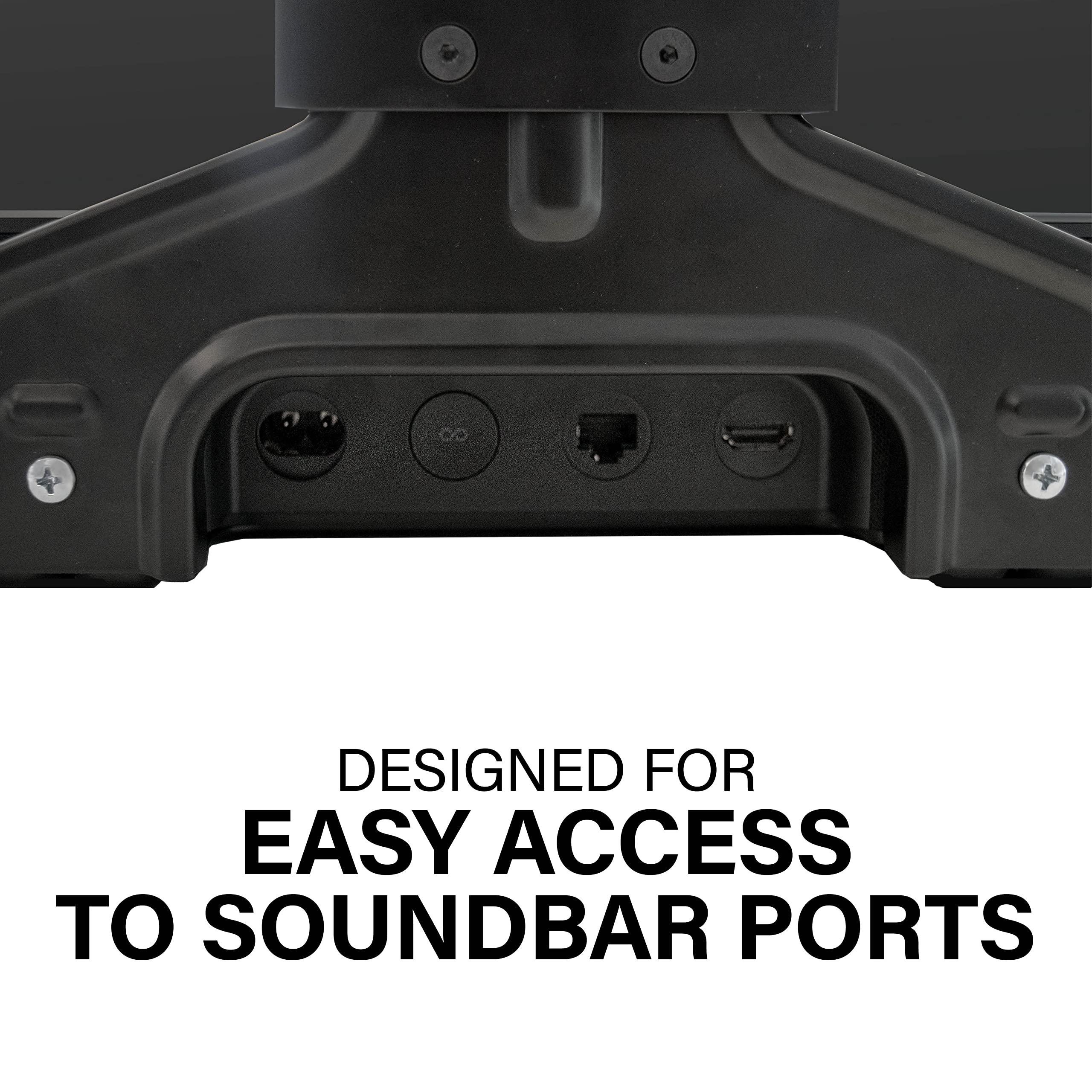 SANUS Soundbar Mount for Sonos Beam Gen 1 & 2 - Height Adjustable up to 12" & Designed to Work with Any TV - Custom Fit to Sonos Beam Gen 1 & 2 for Optimal Audio Performance - Image 5