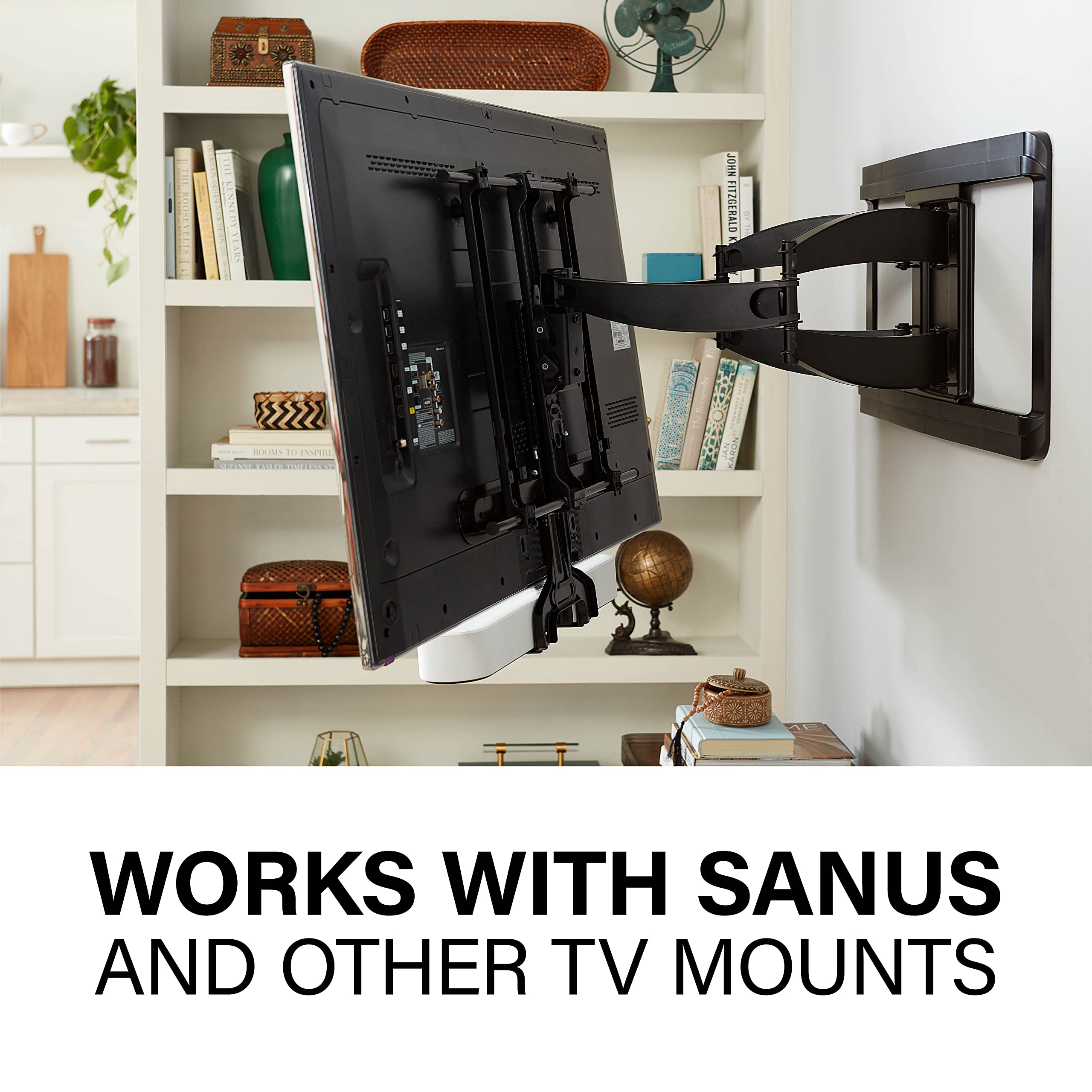 SANUS Soundbar Mount for Sonos Beam Gen 1 & 2 - Height Adjustable up to 12" & Designed to Work with Any TV - Custom Fit to Sonos Beam Gen 1 & 2 for Optimal Audio Performance - Image 7