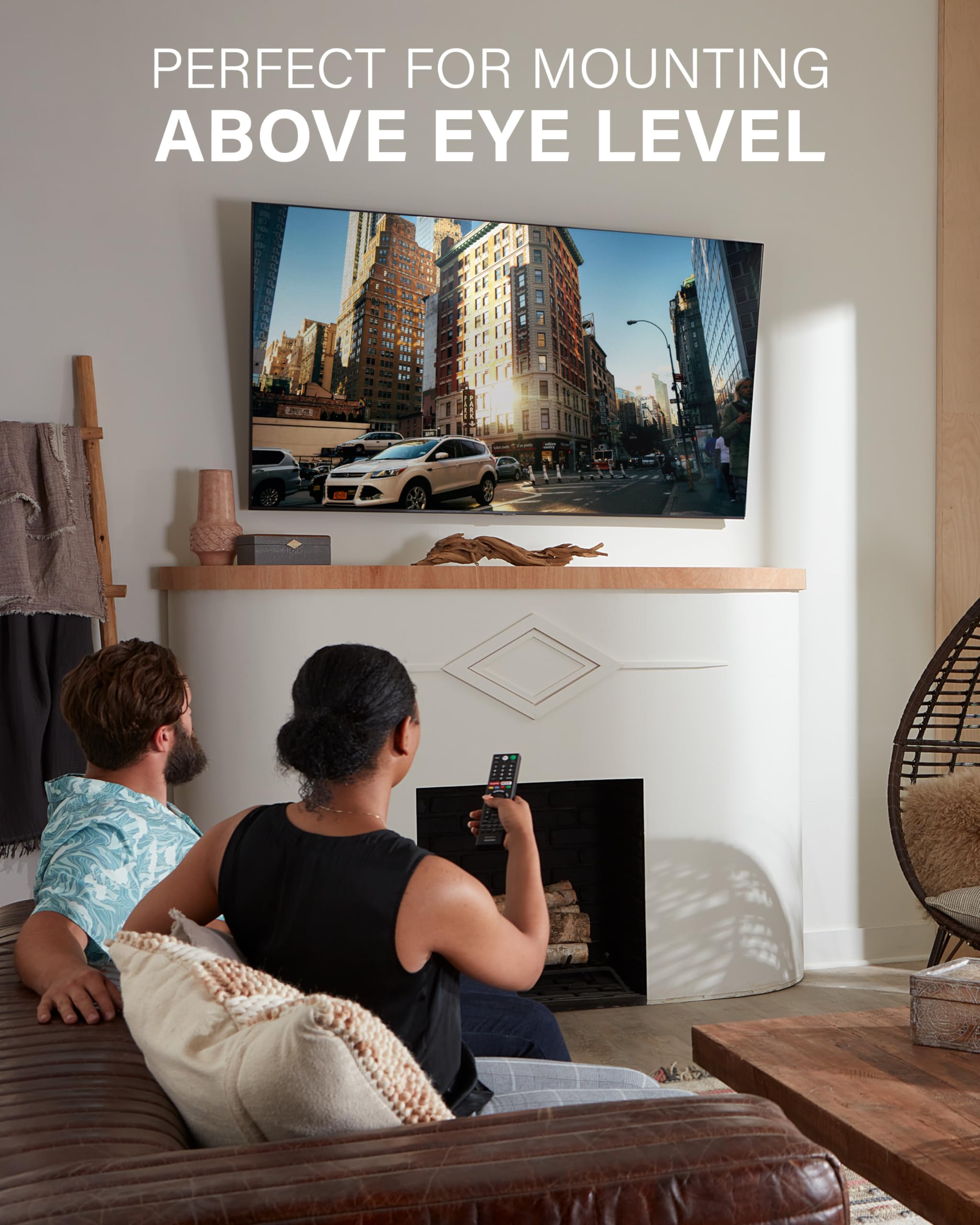 SANUS Tilting TV Wall Mount for 42" to 90" TVs - Low Profile & Universal Design - Fight Screen Glare - Easy 3-Step DIY - Image 9